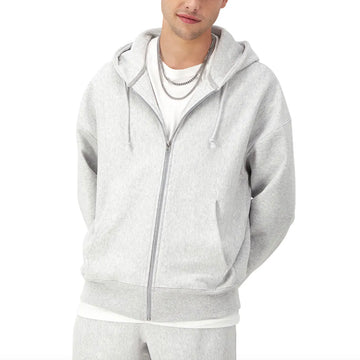 Reverse Weave Arena Full-Zip Hoodie - Silver Grey