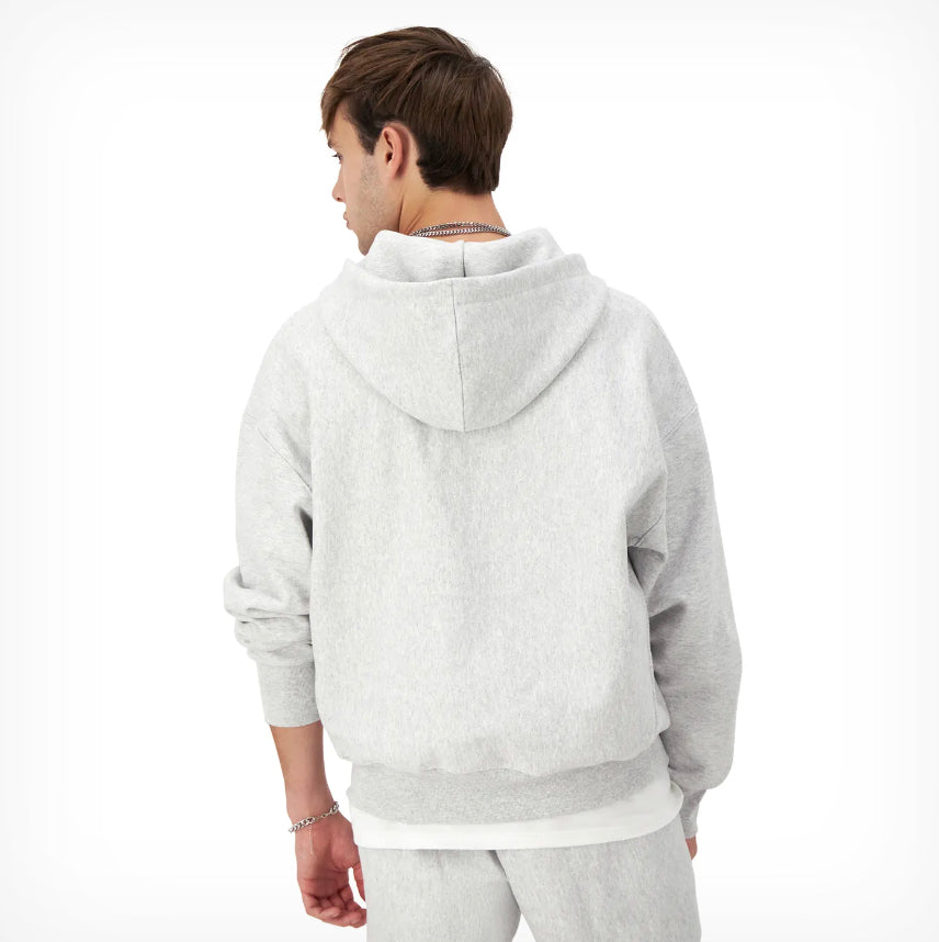 Reverse Weave Arena Full-Zip Hoodie - Silver Grey