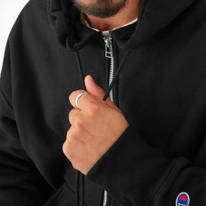 Reverse Weave Arena Full-Zip Hoodie - Black