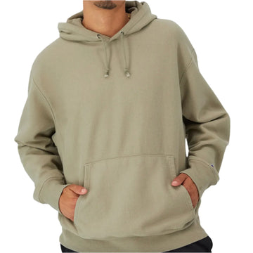 Reverse Weave Hoodie - Washed Khaki