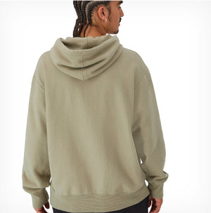 Reverse Weave Hoodie - Washed Khaki