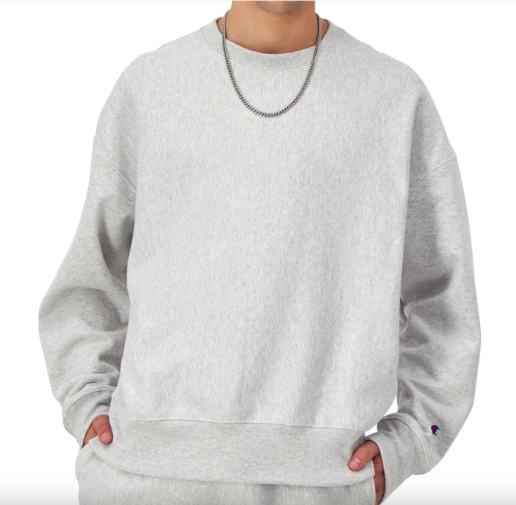 Reverse Weave Stadium Crewneck Sweatshirt - Gfs Silver Grey