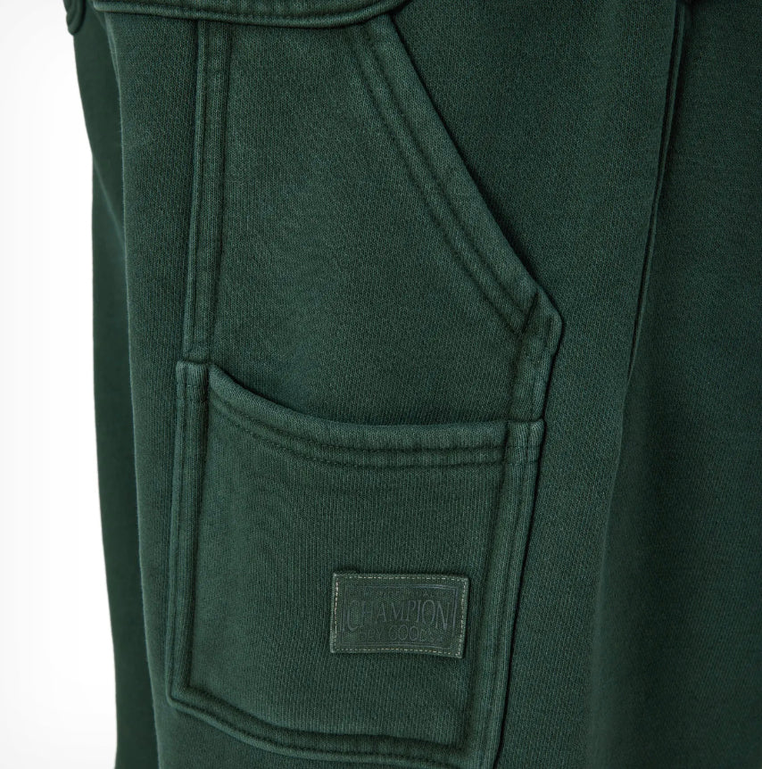 Reverse Weave Carpenter Sweatpants - Dark Green