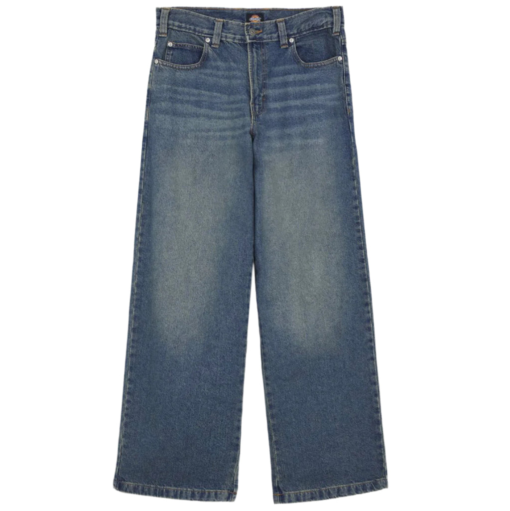 Jean droit extra-ample Hilham - Bleu Kaki