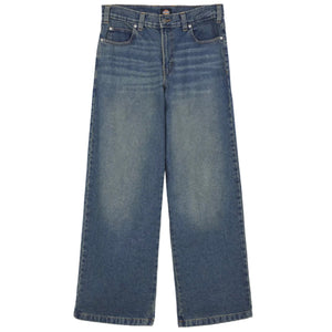 Jean droit extra-ample Hilham - Bleu Kaki