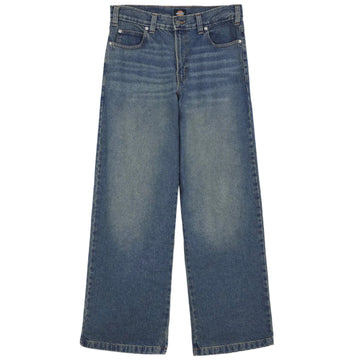 Jean droit extra-ample Hilham - Bleu Kaki