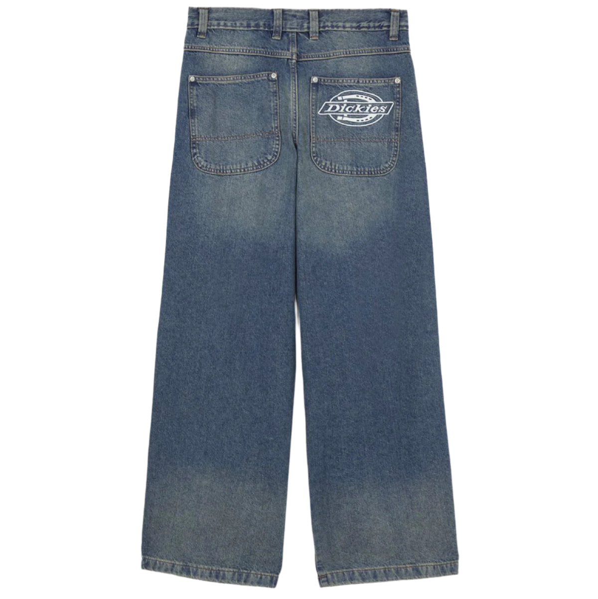 Hilham extra loose straight jeans - Khaki Tinted