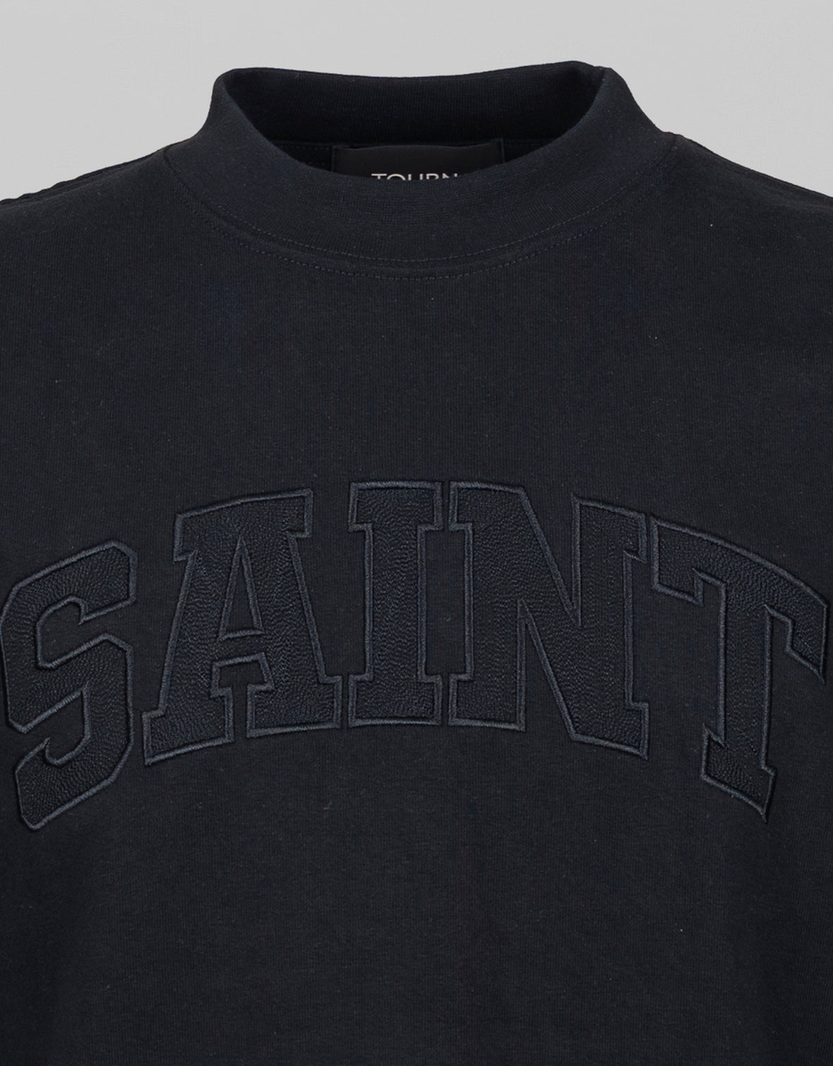 Saint Heavyweight Black/Black tee