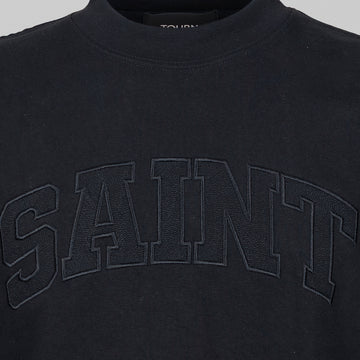 Saint Heavyweight Black/Black tee