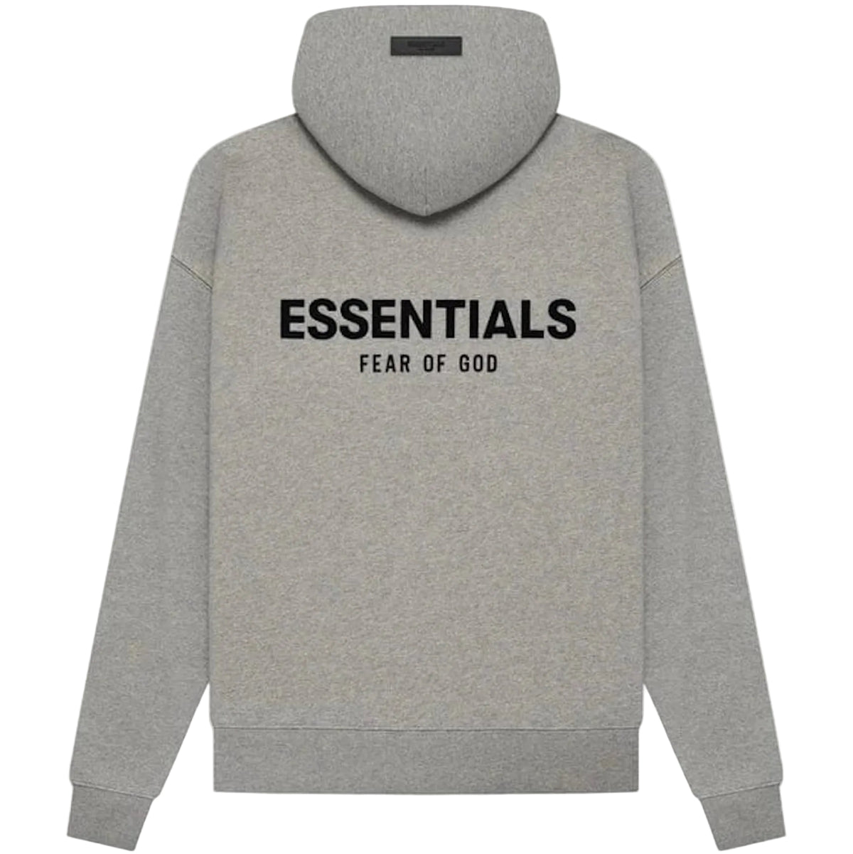 ESSENTIALS FOG HOODIE DARK HEATHER OATMEAL SS22