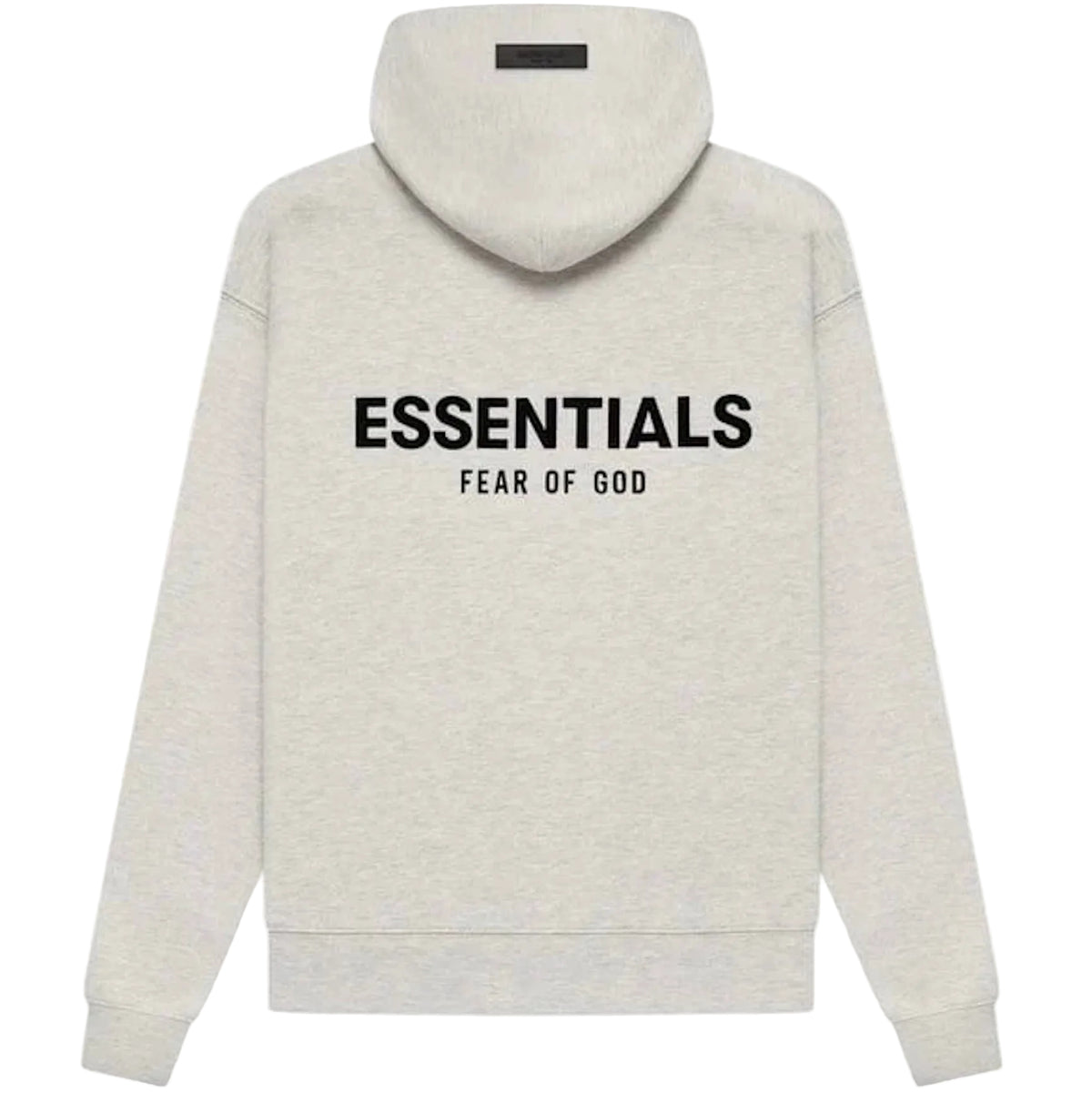 ESSENTIALS FOG HOODIE LIGHT HEATHER OATMEAL SS22
