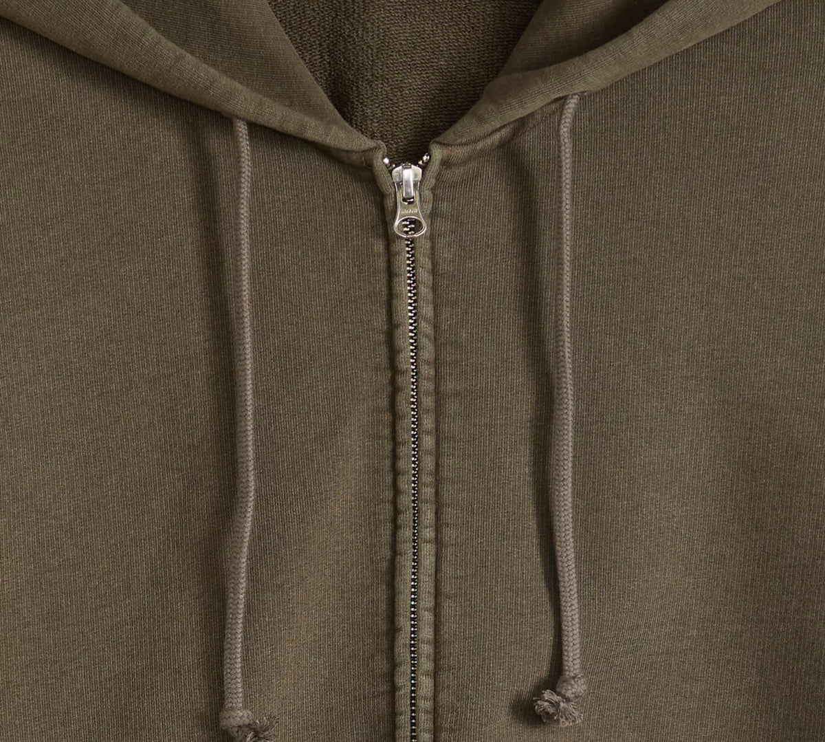 hayes boxy full zip - grunge maitake brown