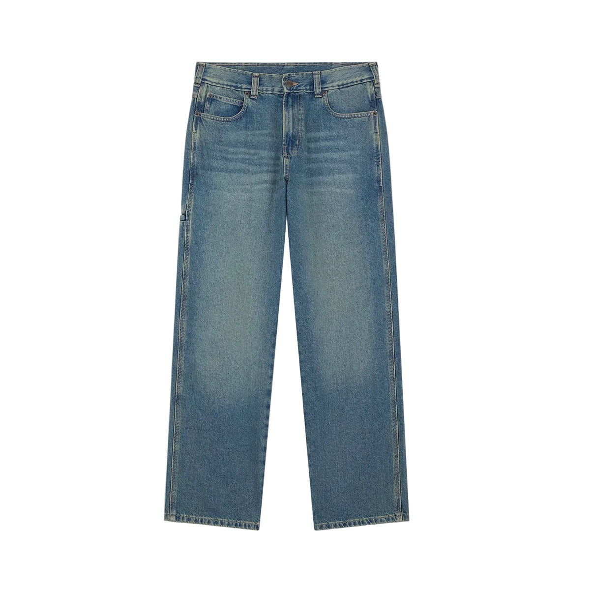 958 baggy tapered work jeans -  Khaki tinted blue