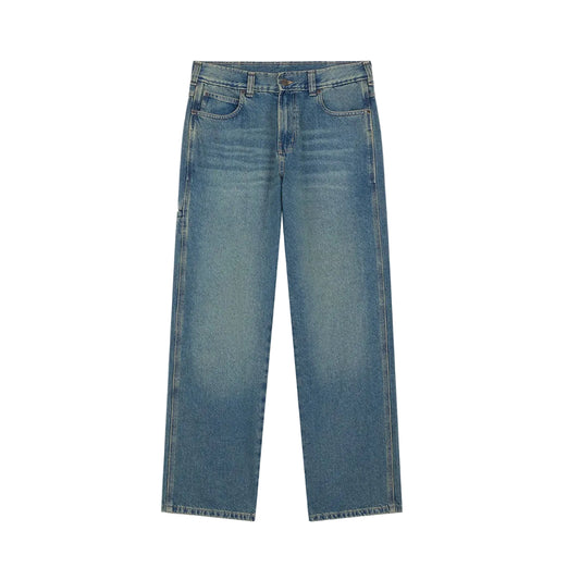 958 baggy tapered work jeans -  Khaki tinted blue