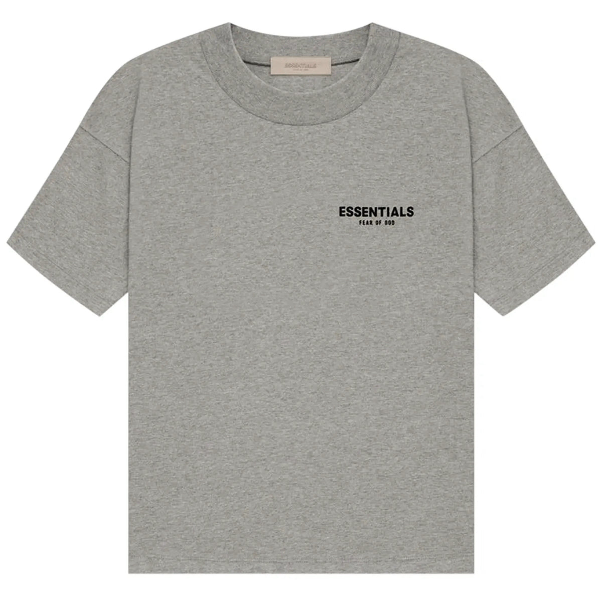 ESSENTIALS FOG T-SHIRT DARK HEATHER OATMEAL SS22