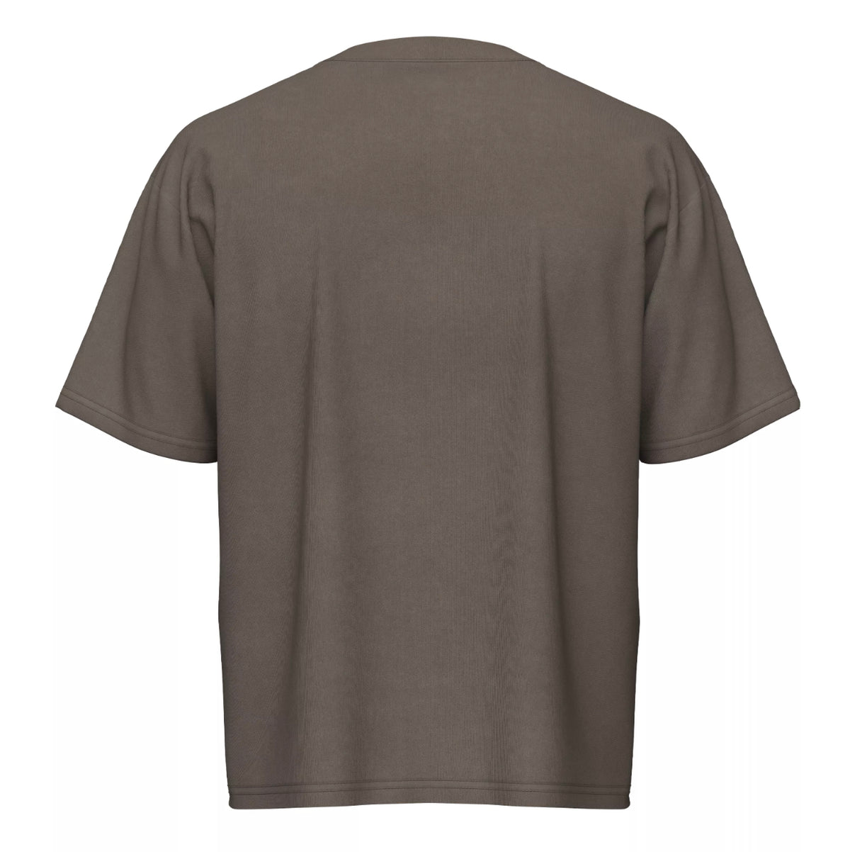 classic boxy ss tee - Brown