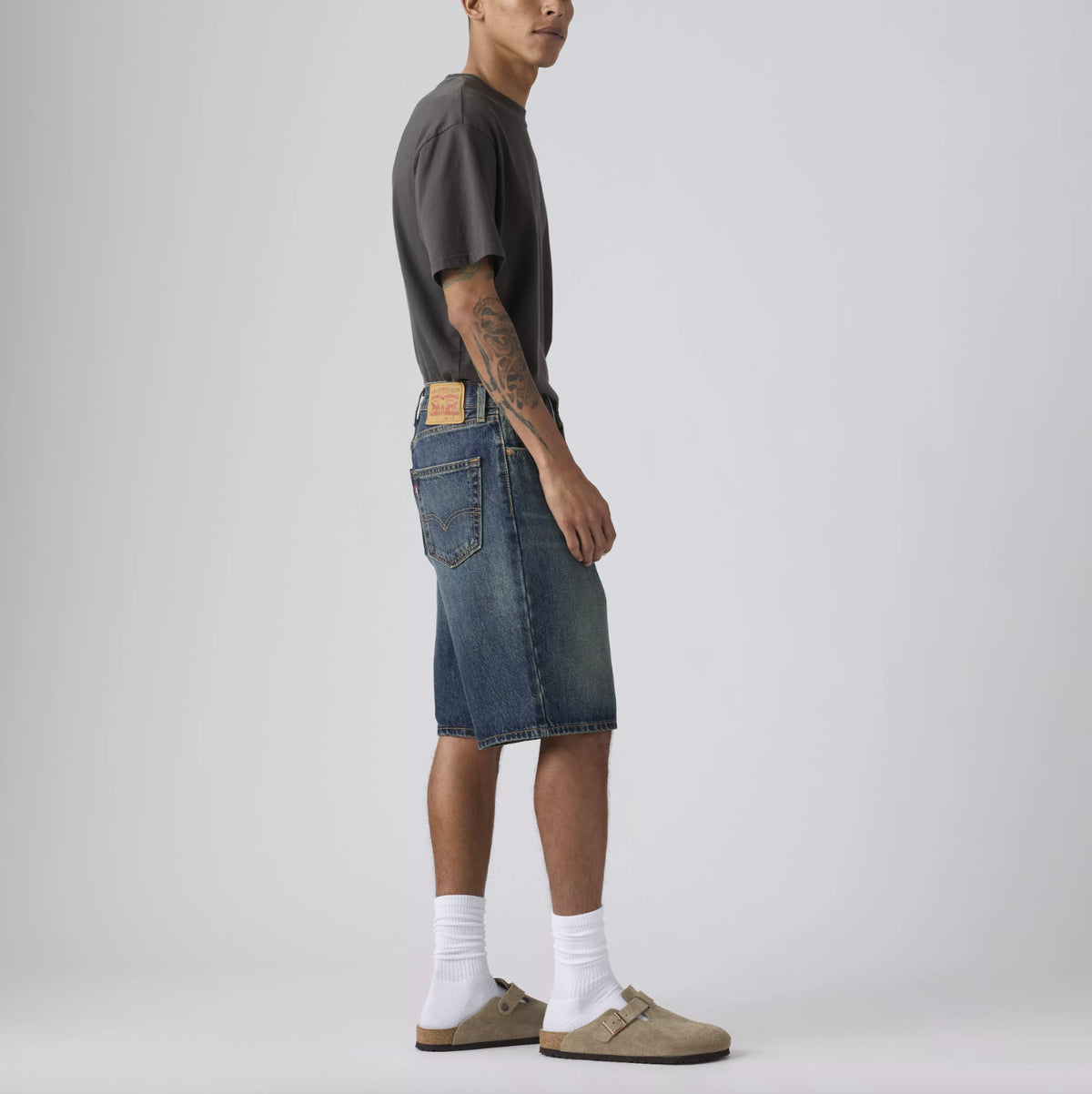 Short Jean 469 Ample - Bleu vintage