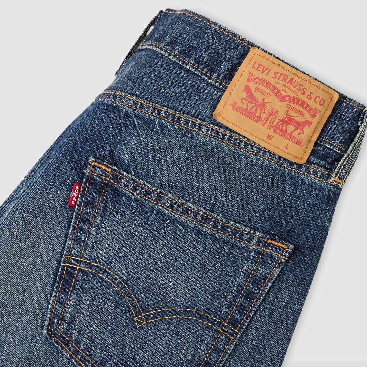 Short Jean 469 Ample - Bleu vintage