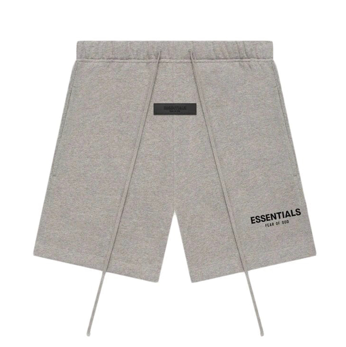 ESSENTIALS FOG SWEAT SHORTS DARK HEATHER OATMEAL SS22