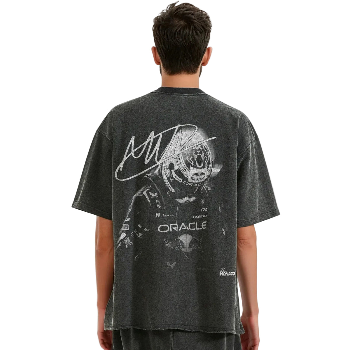 T-shirt VERSTAPPEN LEGACY BLUR - noir délavé