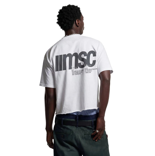 MSC LABEL TEE - WHITE