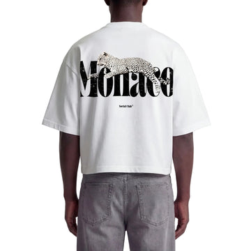 LE T-SHIRT LÉOPARD - Blanc