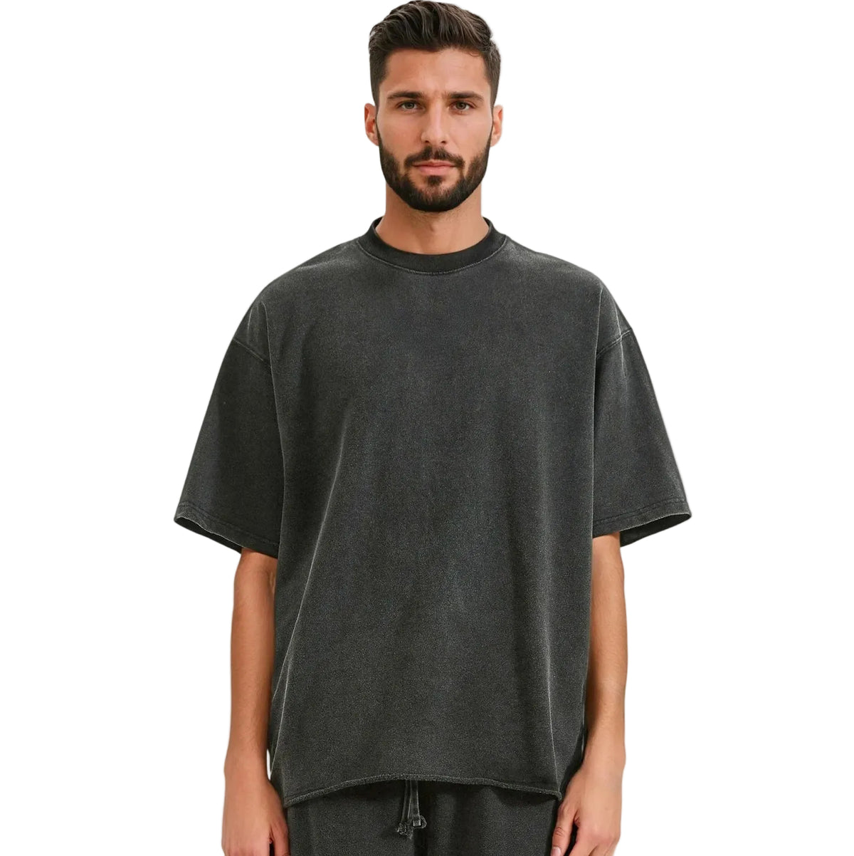 T-shirt CELEBRINI LEGACY BLUR -  noir délavé