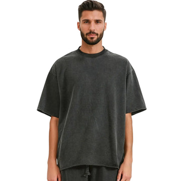 T-shirt CELEBRINI LEGACY BLUR -  noir délavé