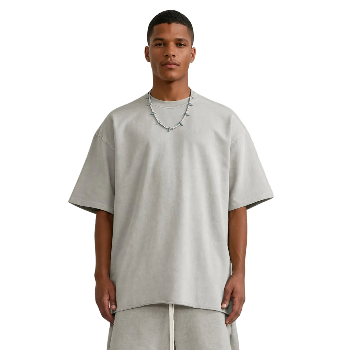 T-shirt MONACO AESTHETIC - Gris clair