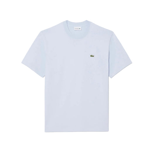 T-shirt classic fit en jersey de coton - Bleu clair