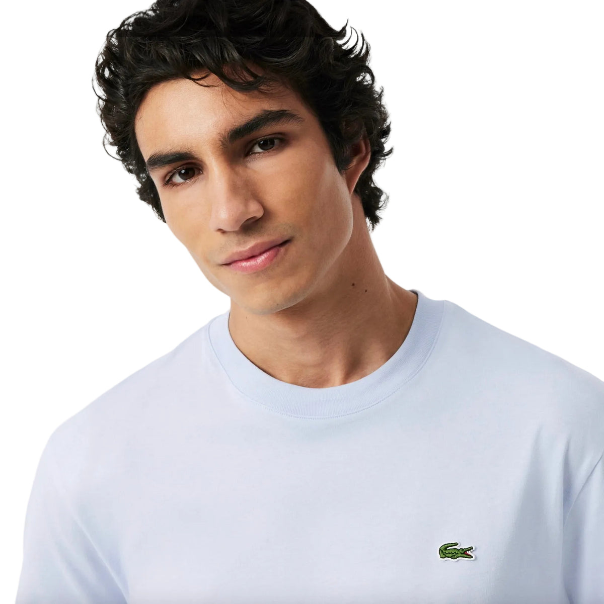 Cotton T-shirt classic fit - Light blue