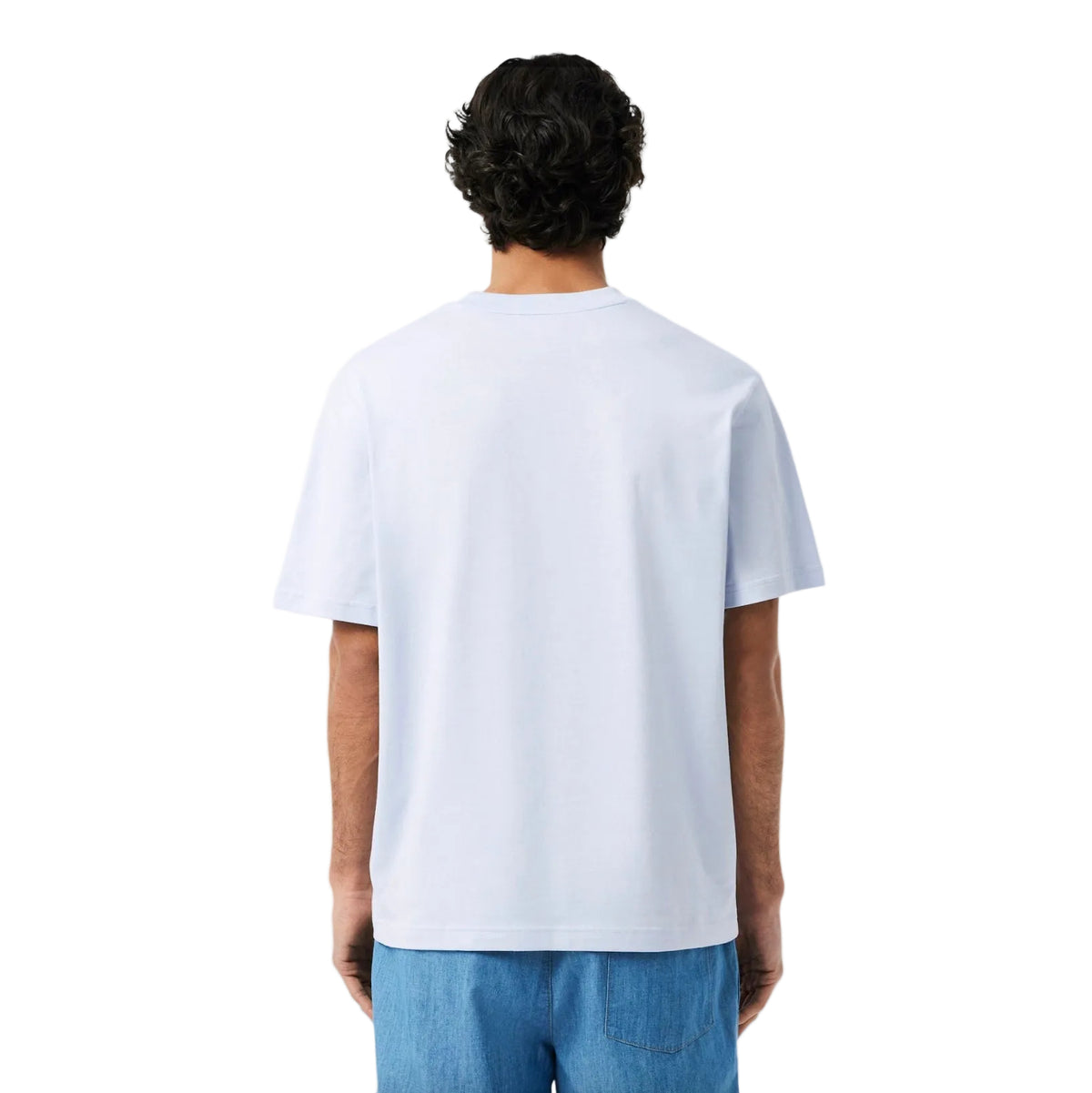 Cotton T-shirt classic fit - Light blue