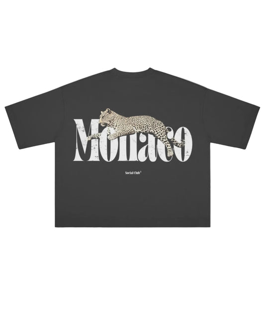 THE LEOPARD TEE - Black