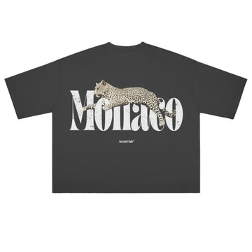 LE T-SHIRT LÉOPARD - Noir