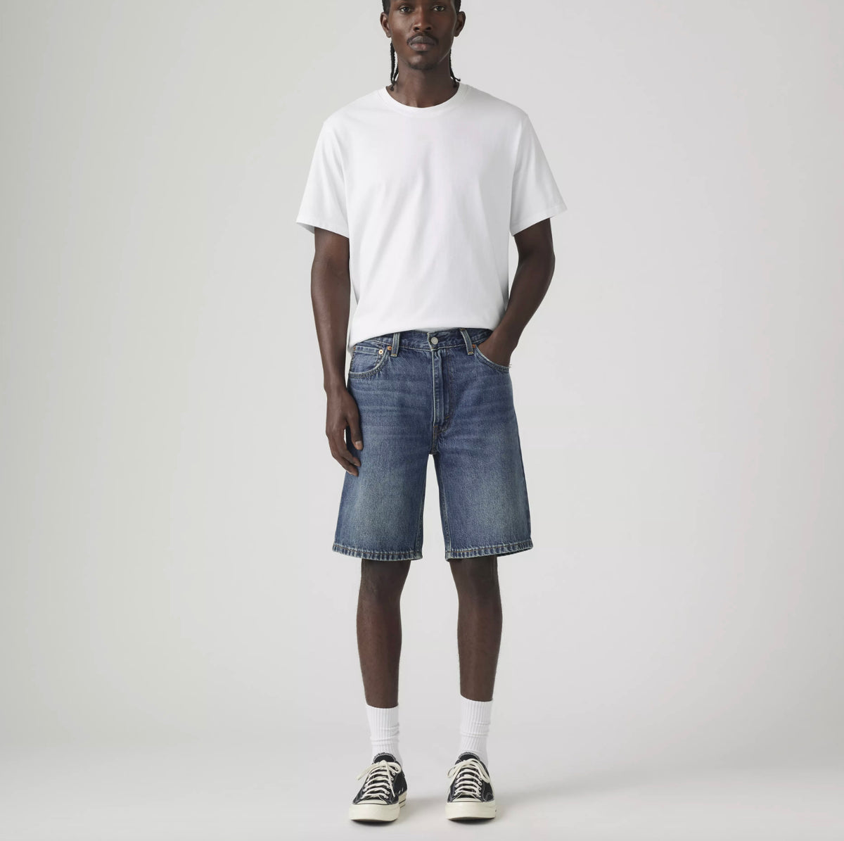 454 Relaxed 10" Men's Shorts - Medium Wash