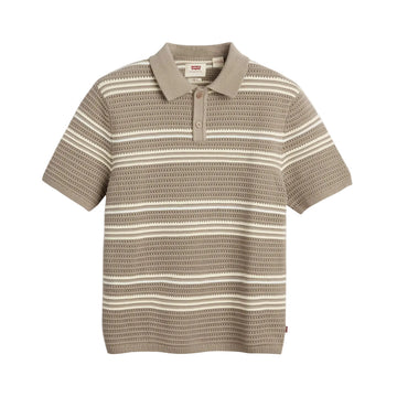Laguna Sweater Polo - Tan