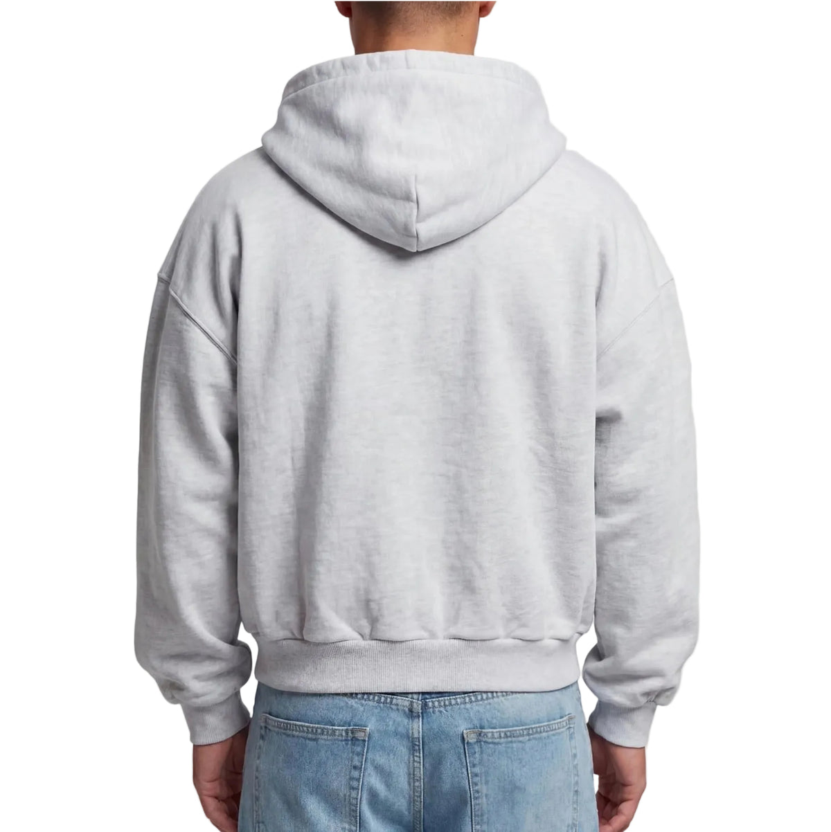 Zip-UP Hoodie BLUR DEPT. - gris chiné