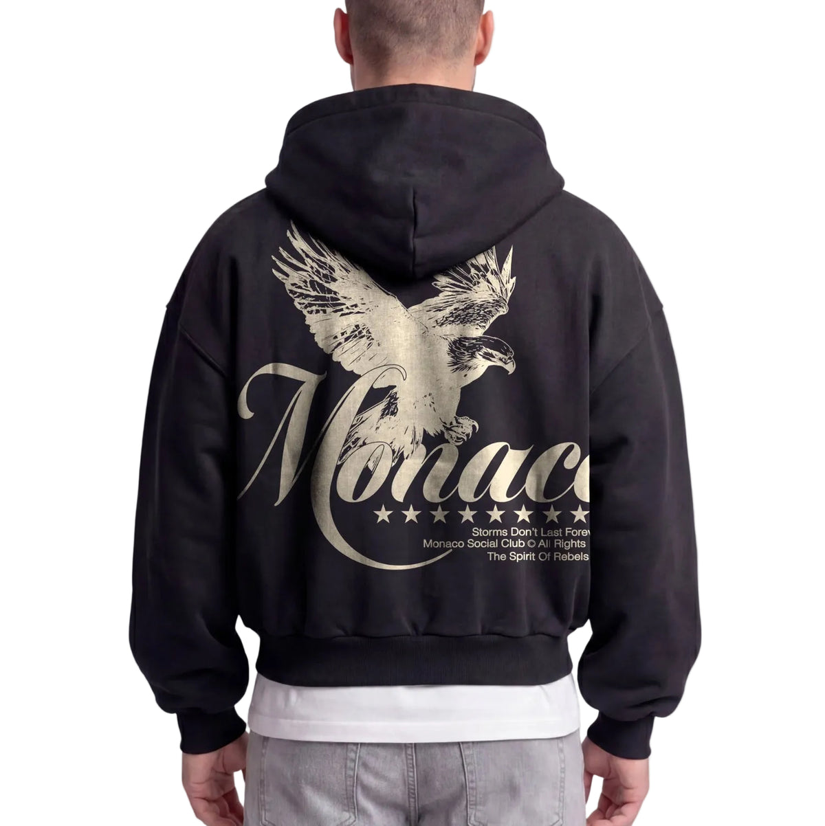SPIRIT OF REBELS HOODIE - Black