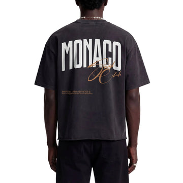 T-SHIRT MONACO HERITAGE - noir délavé