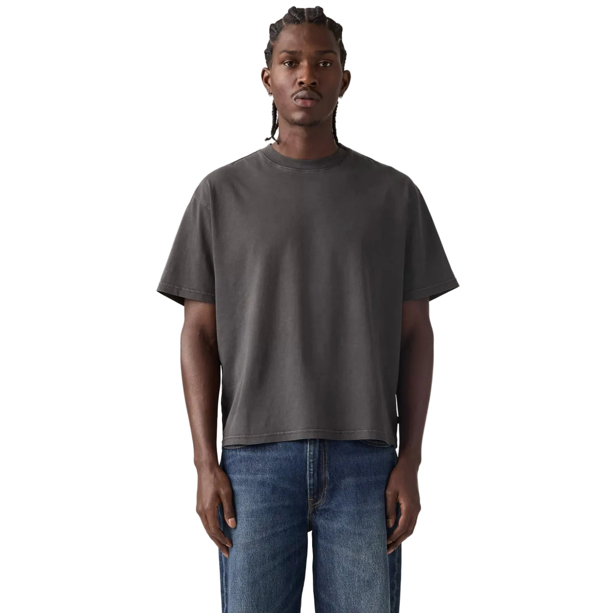 T-shirt Levi's classique à coupe Boxy - Charbon