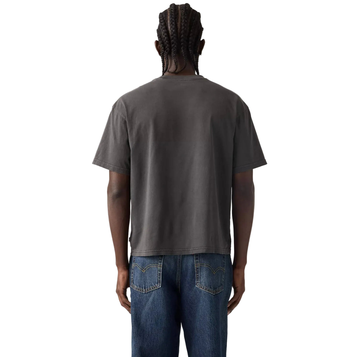 T-shirt Levi's classique à coupe Boxy - Charbon