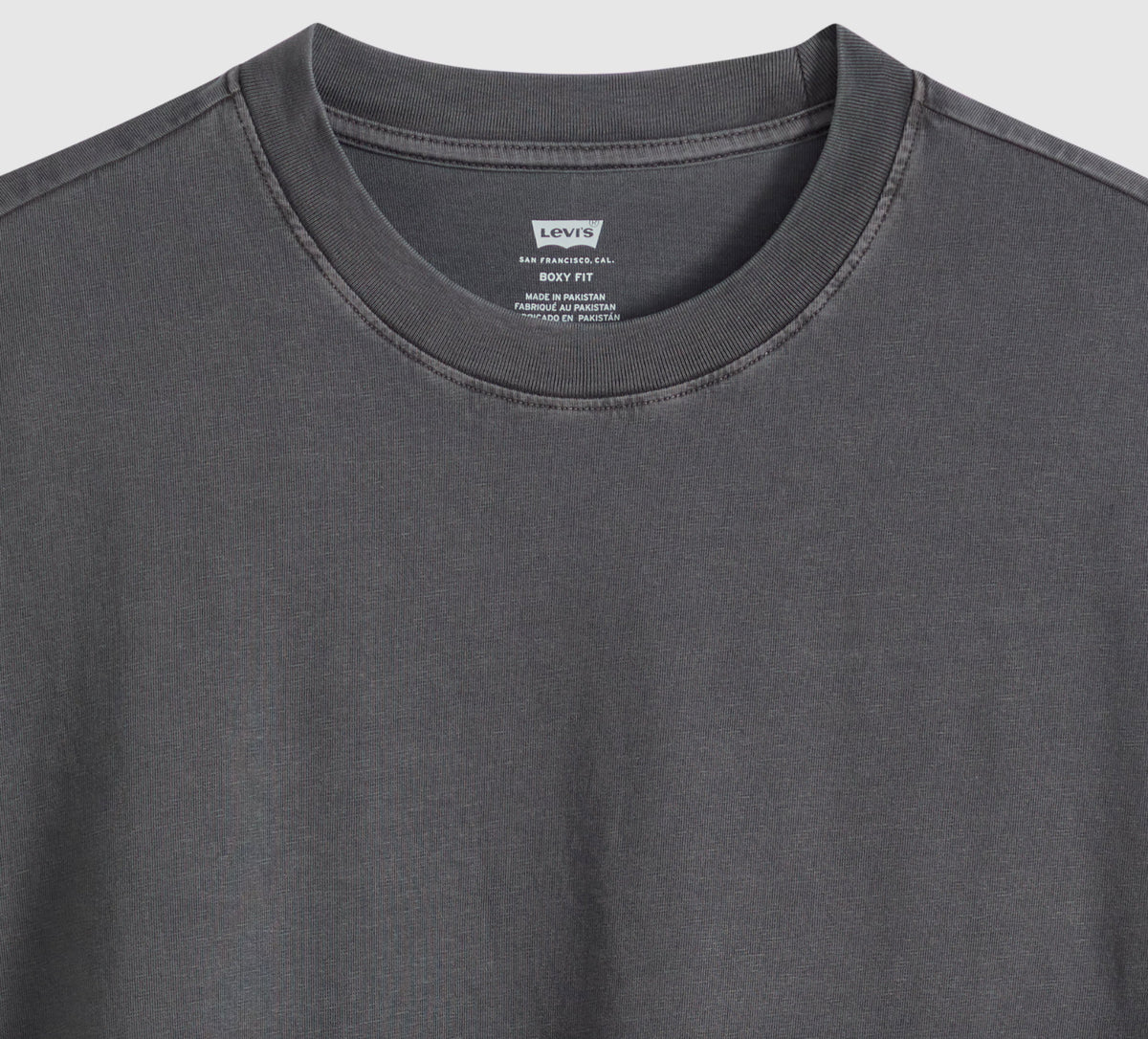 T-shirt Levi's classique à coupe Boxy - Charbon