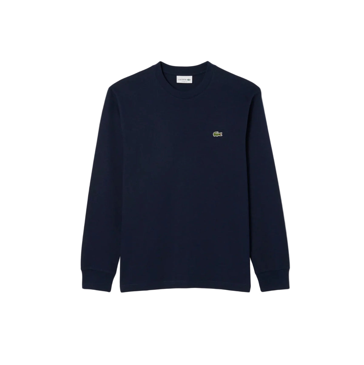 Men's Long Sleeve Cotton T-Shirt - Navy