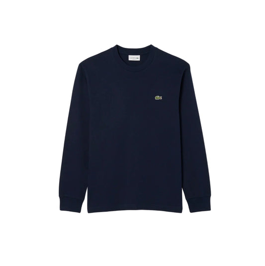 T-shirt manches longues coton - Marine