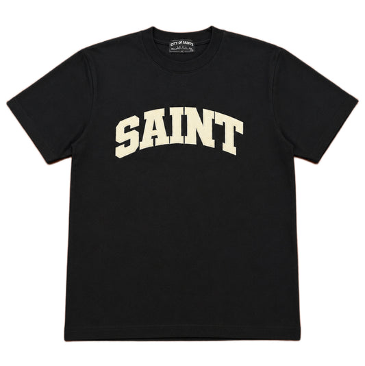 Saint Heavyweight Tee Black/Cream