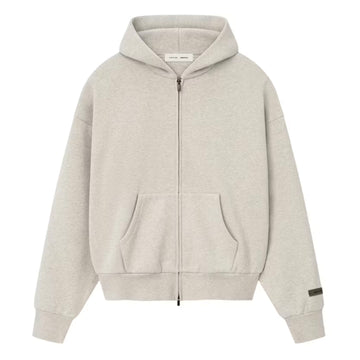 ESSENTIALS Sweat à capuche zipée - gris stone