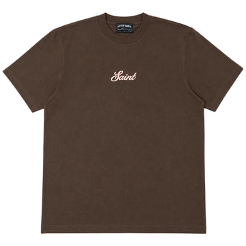 T-shirt Saint signature - Brun/rose