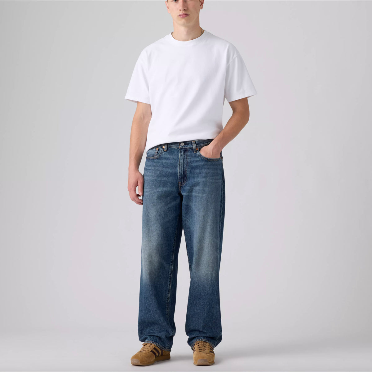 578™ baggy - Mid  Blue Wash
