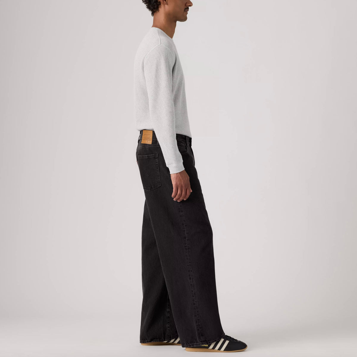 baggy wide leg - Black