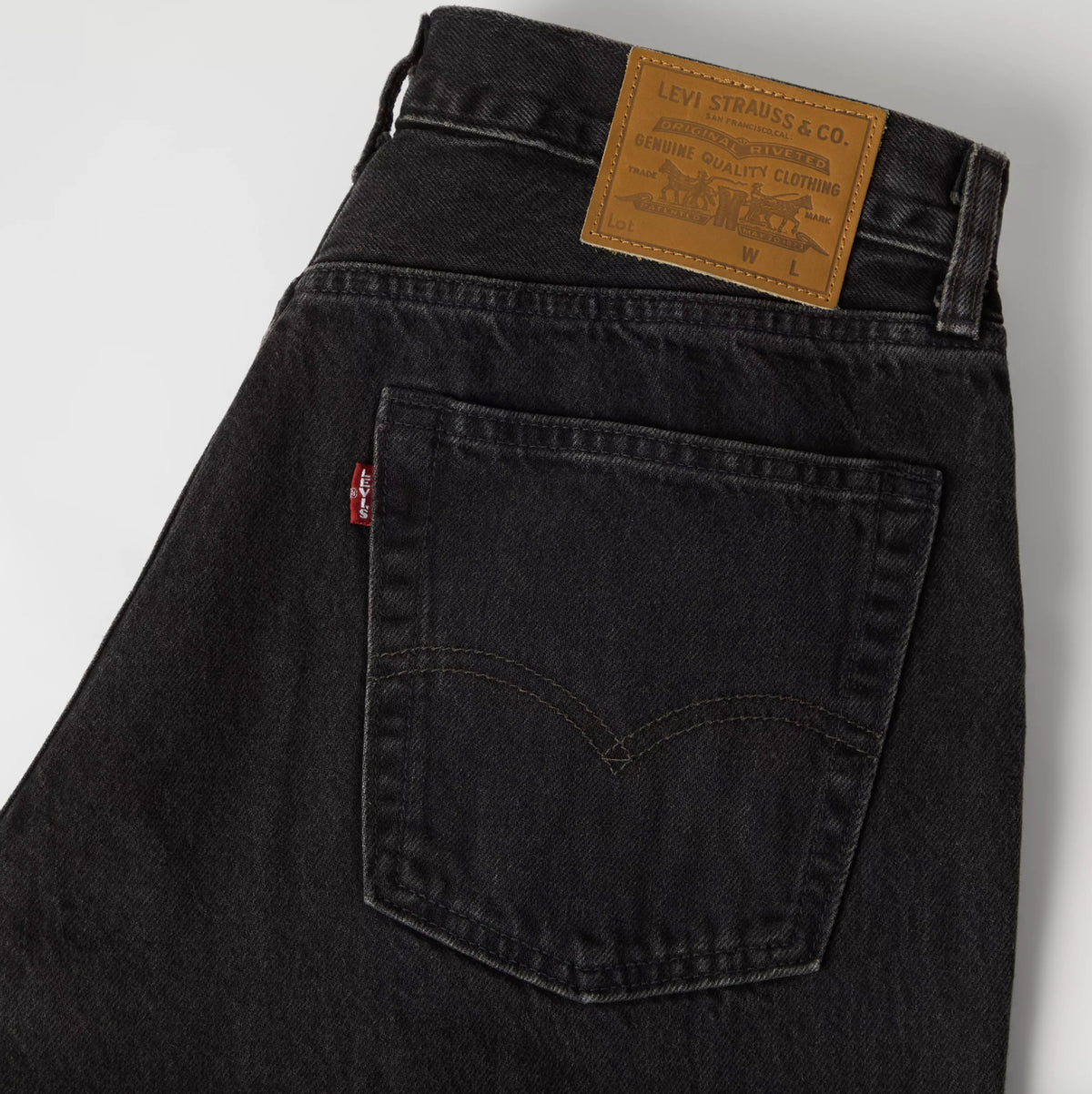 baggy wide leg - Black
